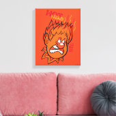 DAS JAHR OHNE SANTA CLAUS™ | Hot Head Leinwanddruck (Insitu (Wohnzimmer))