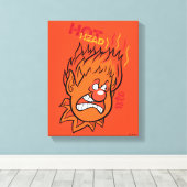 DAS JAHR OHNE SANTA CLAUS™ | Hot Head Leinwanddruck (Insitu (Holzboden))