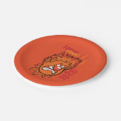 DAS JAHR OHNE SANTA CLAUS™ | Hot Head Pappteller (Schrägansicht)