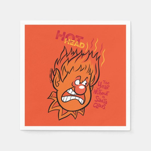 DAS JAHR OHNE SANTA CLAUS™ | Hot Head Serviette (Vorderseite)