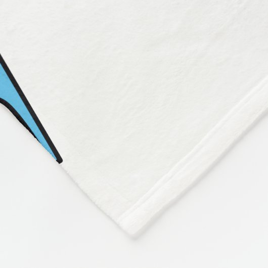 DAS JAHR OHNE SANTA CLAUS™ | Schneemann Fleecedecke (Ecke)