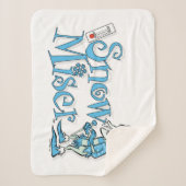 DAS JAHR OHNE SANTA CLAUS™ | Schneemann Sherpadecke (Vorderseite)