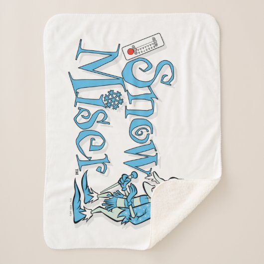 DAS JAHR OHNE SANTA CLAUS™ | Schneemann Sherpadecke (Vorderseite)