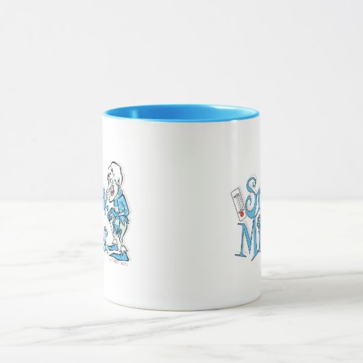 DAS JAHR OHNE SANTA CLAUS™ | Schneemann Tasse (Zentrum)