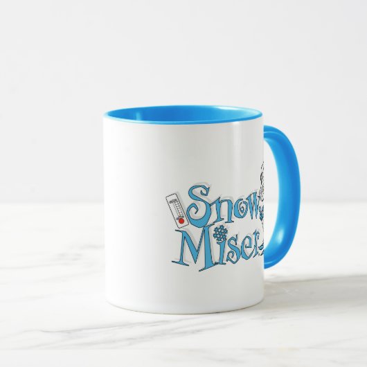 DAS JAHR OHNE SANTA CLAUS™ | Schneemann Tasse (VorderseiteRechts)