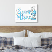 DAS JAHR OHNE SANTA CLAUS™ | Schneeschleuder Leinwanddruck (Insitu (Schlafzimmer))