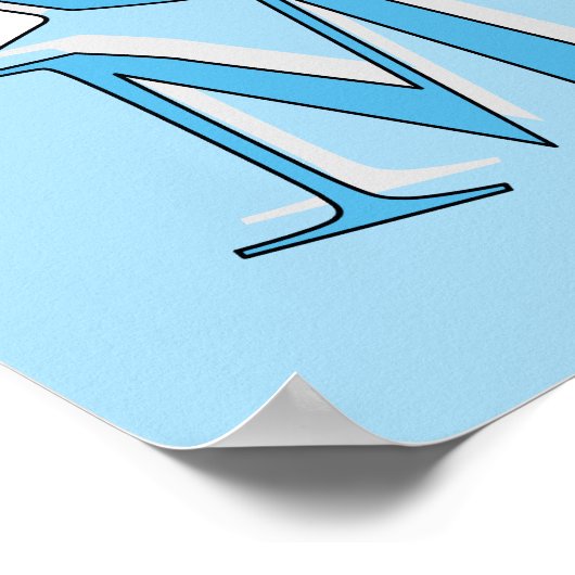 DAS JAHR OHNE SANTA CLAUS™ | Schneeschleuder Poster (Ecke)