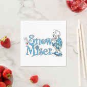 DAS JAHR OHNE SANTA CLAUS™ | Schneeschleuder Serviette (Beispiel)