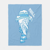 DAS JAHR OHNE SANTA CLAUS™ | Snow Miser Chill Fleecedecke (Vorderseite)