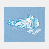 DAS JAHR OHNE SANTA CLAUS™ | Snow Miser Chill Fleecedecke (Vorderseite (Horizontal))