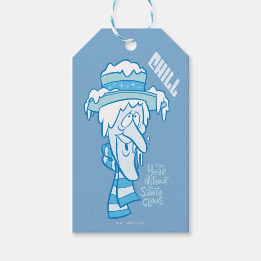 DAS JAHR OHNE SANTA CLAUS™ | Snow Miser Chill Geschenkanhänger (Vorderseite)