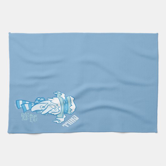 DAS JAHR OHNE SANTA CLAUS™ | Snow Miser Chill Geschirrtuch (Horizontal)