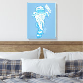 DAS JAHR OHNE SANTA CLAUS™ | Snow Miser Chill Leinwanddruck (Insitu (Schlafzimmer))