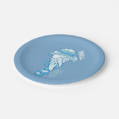 DAS JAHR OHNE SANTA CLAUS™ | Snow Miser Chill Pappteller (Schrägansicht)