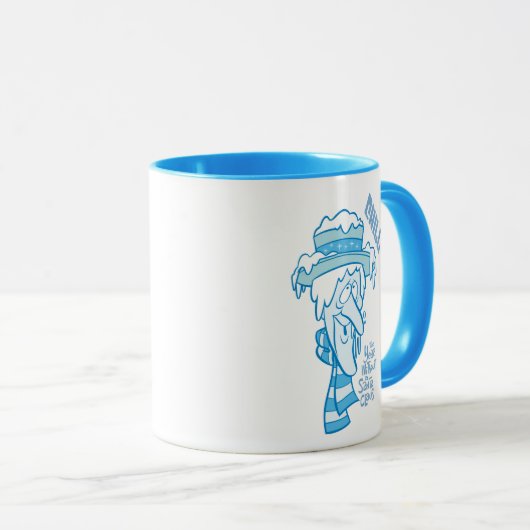 DAS JAHR OHNE SANTA CLAUS™ | Snow Miser Chill Tasse (VorderseiteRechts)