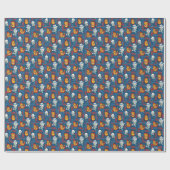 DAS JAHR OHNE SANTA CLAUS™ Snowtown Showdown Geschenkpapier (Flach)