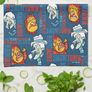 DAS JAHR OHNE SANTA CLAUS™ Snowtown Showdown Geschirrtuch