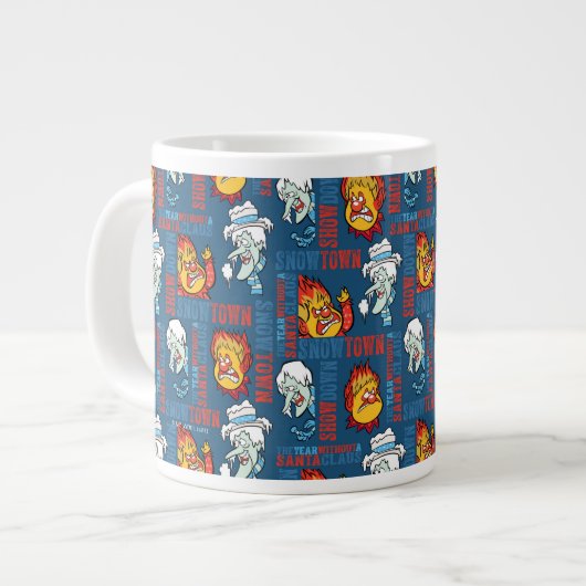 DAS JAHR OHNE SANTA CLAUS™ Snowtown Showdown Jumbo-Tasse (Vorderseite Links)