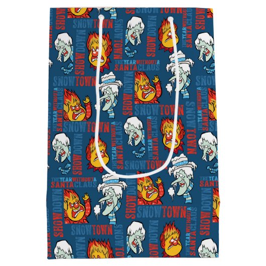 DAS JAHR OHNE SANTA CLAUS™ Snowtown Showdown Mittlere Geschenktüte (Rückseite)