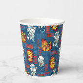 DAS JAHR OHNE SANTA CLAUS™ Snowtown Showdown Pappbecher (Rückseite)