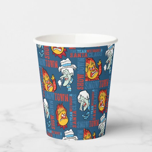 DAS JAHR OHNE SANTA CLAUS™ Snowtown Showdown Pappbecher (Links)