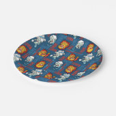 DAS JAHR OHNE SANTA CLAUS™ Snowtown Showdown Pappteller (Schrägansicht)