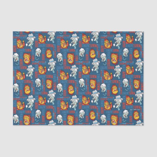 DAS JAHR OHNE SANTA CLAUS™ Snowtown Showdown Seidenpapier (Vorderseite)