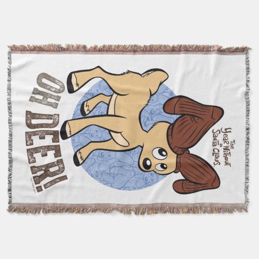 DAS JAHR OHNE SANTA CLAUS™ | Vixen "Oh Deer" Decke (Vorderseite)