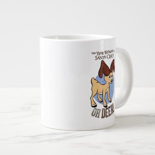 DAS JAHR OHNE SANTA CLAUS™ | Vixen "Oh Deer" Jumbo-Tasse (Vorderseite Rechts)
