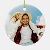 Das Jahr T\the Stache Mustache Keramik Ornament (Hinten)