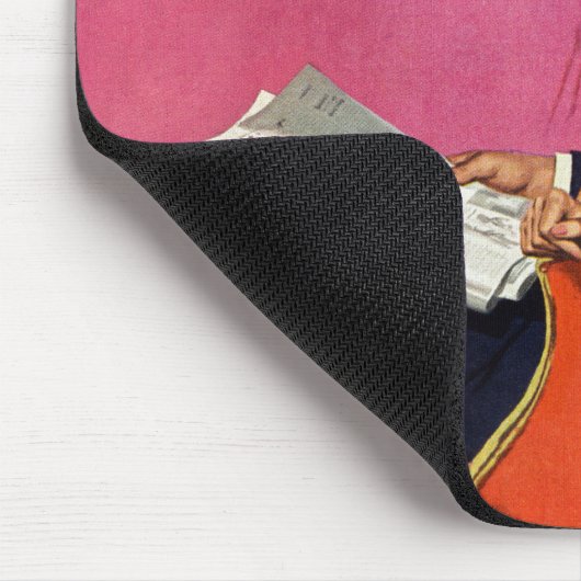 Das Jahr von Unzufriedenheit Mousepad (Ecke)