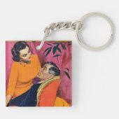 Das Jahr von Unzufriedenheit Schlüsselanhänger (Rückseite)