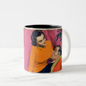 Das Jahr von Unzufriedenheit Zweifarbige Tasse (VorderseiteRechts)