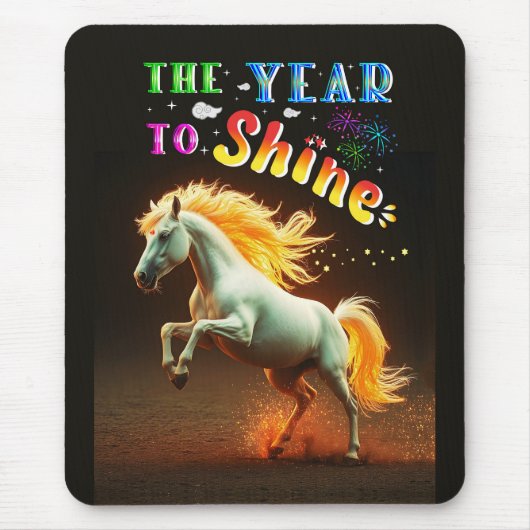 Das Jahr zum Strahlen Mousepad (Vorne)