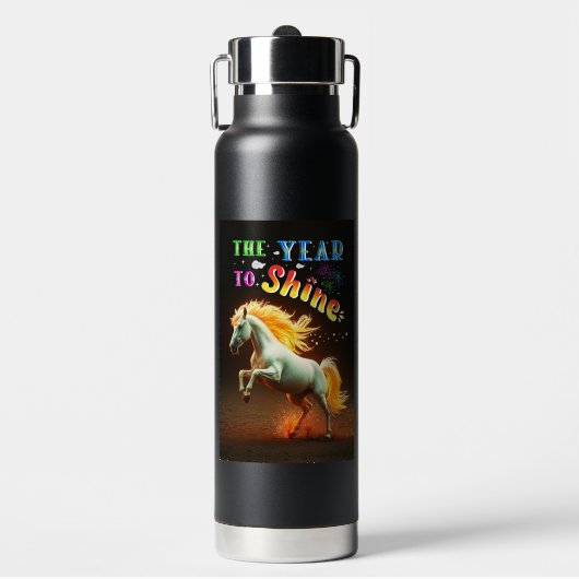 Das Jahr zum Strahlen Trinkflasche (Vorderseite)