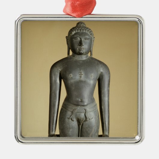 Das Jain Tirthankara, Parsvanatha, Rajasthan, Prat Ornament Aus Metall (Vorne)
