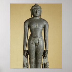 Das Jain Tirthankara, Parsvanatha, Rajasthan, Prat Poster