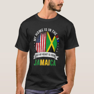 Das jamaikanische Patriot Herz kommt aus Jamaica F T-Shirt