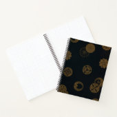 Das japanische Design des Black and Gold Bullet Jo Notizblock (Innenseite)