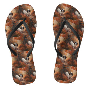 Das japanische Kinn im Herbst Inspiriere Badesandalen