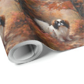 Das japanische Kinn im Herbst Inspiriere Geschenkpapier (Rolleneckpunkt)