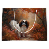 Das japanische Kinn im Herbst Inspiriere Große Geschenktüte (Vorderseite)