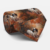 Das japanische Kinn im Herbst Inspiriere Krawatte (Gerollt)