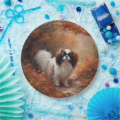 Das japanische Kinn im Herbst Inspiriere Pappteller (Party)