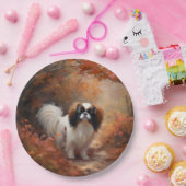 Das japanische Kinn im Herbst Inspiriere Pappteller (Party)