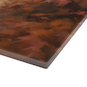 Das japanische Kinn im Herbst Inspiriere Schneidebrett (Ecke)