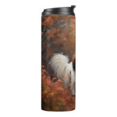 Das japanische Kinn im Herbst Inspiriere Thermosbecher (Nach links gedreht)