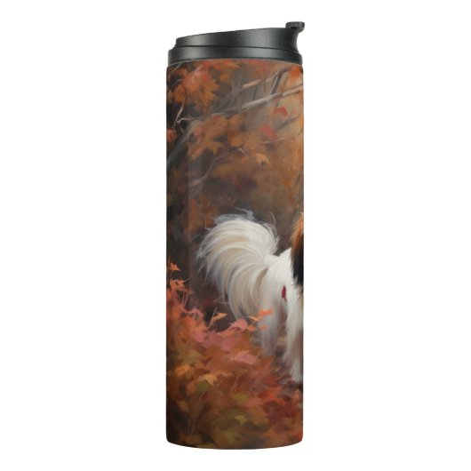 Das japanische Kinn im Herbst Inspiriere Thermosbecher (Nach links gedreht)