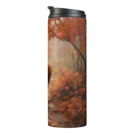 Das japanische Kinn im Herbst Inspiriere Thermosbecher (Nach rechts gedreht)