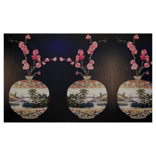 Das japanische Vase-Fabric Stoff (Fat Quarter (45,7 x 55,9 cm))
